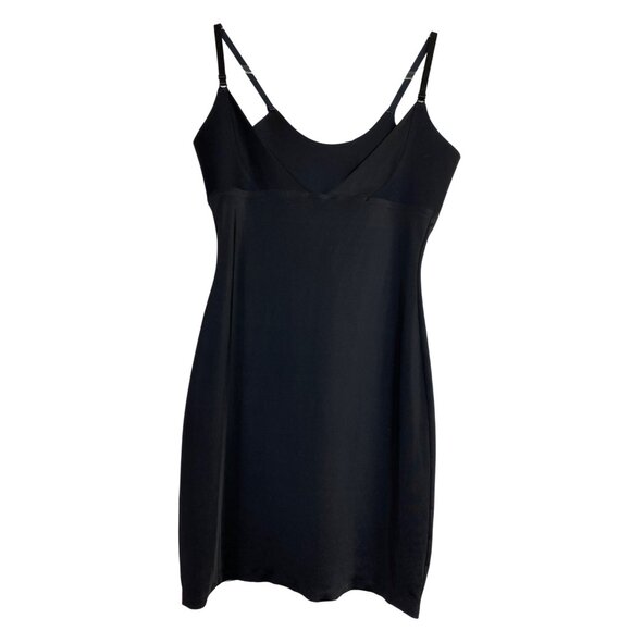 Black Slip Dress XL Simply Perfect By Warners Shapewear Sexy Bodycon Smoothing - Picture 6 of 6